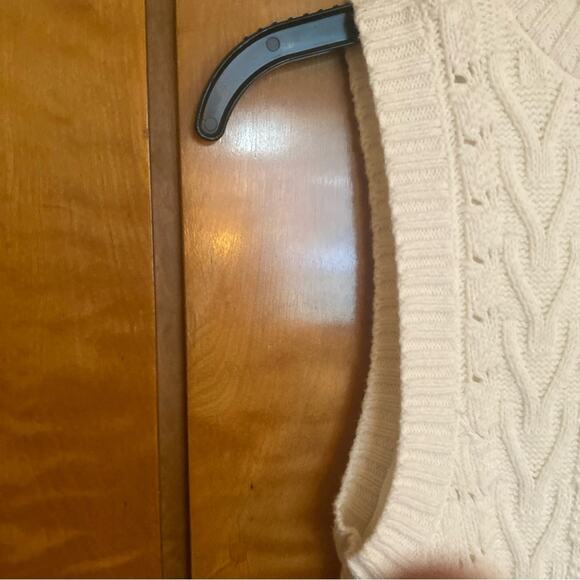 NWT Fossil Brand - Ivory Sweater Dress Cotton Angora w/ Lining - Size XS - Picture 12 of 14